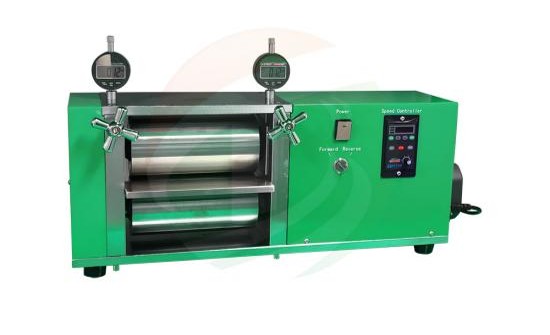 Electric Lab Roll Press Machine 100mm Width