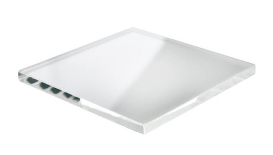 PLATE GLASS, SQUARE, BOROSILICATE