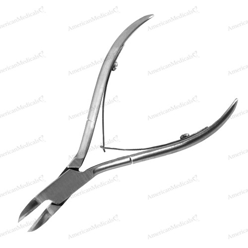 steriSTAT® Sterile Disposable Double Spring Nail Nipper with Delicate Straight Jaws