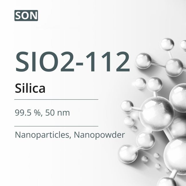 Silica Nanopowder Nanoparticles 50 nm 99.5 % | SIO2-112