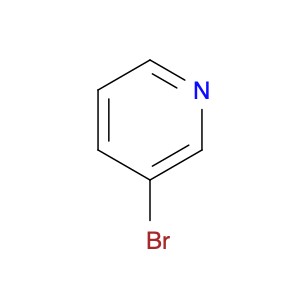 3-Bromopyridine의 분자구조식