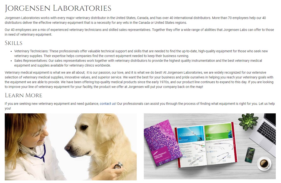 Jorgensen Laboratories를 대표하는 이미지