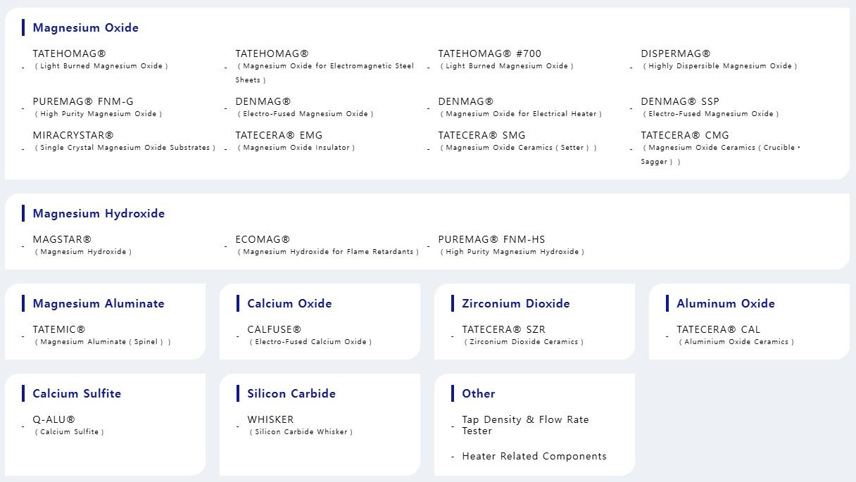 Tateho Chemical를 대표하는 이미지